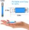 KOOTION USB C Flash Drive 128GB 2 in 1 OTG USB 3.0/USB Type C Thumb Drive Dual Drive USB C Memory Stick for Smartphone/Laptop/Tablet/PC – 128G, Blue
