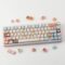PBT Keycaps 142 Keys Cute Keycaps Dye-Sublimation Sea Salt Cat Keycaps Mao Profile Custom Keycaps for Cherry Gateron MX Swithes Mechanical Keyboards