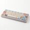 PBT Keycaps 142 Keys Cute Keycaps Dye-Sublimation Sea Salt Cat Keycaps Mao Profile Custom Keycaps for Cherry Gateron MX Swithes Mechanical Keyboards