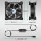 120mm USB Fan, 5V Portable Cooling Fan for Flat Panel TV Receiver Router DVR PlayStation Xbox Computer Cabinet Cooler