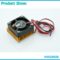 WWZMDiB Peltier Cooler Module Kit 12V 40mm x 40mm（1 TEC1-12706+1 Heatsinks+1 Fans）