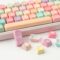 PBT Keycaps 126 Keys MOA Profile Cute Keycaps Dye-Sublimation Rainbow Candy Keycaps Set Custom Keycaps for Cherry Gateron MX Swithes Mechanical Keyboards