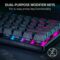 Razer Huntsman V3 Pro Mini 60% Gaming Keyboard: Analog Optical Switches w/Rapid Trigger & Adjustable Actuation – Onboard Adjustments – Dual-Purpose Mod Keys – Doubleshot PBT Keycaps – Black… (Renewed)