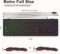 USB Wired Keyboard with Backlit 7-Colors, Full Size Keyboard with Retro Keycaps, Numeric Keypad and Media Hotkey for Computer Desktop PC Laptop and Windows 7 8 10 11