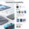 Durcord USB C to USB C Cable, 60W 3Pack 6ft for USB C Fast Charger Cord for Android/Phone/Pad/Laptop, Type C to Type C Fast Charging Compatible with iPhone 15/Samsung/MacBook/Pro/Plus/Max Multicolor