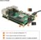 Geekworm X1002 PCIe to M.2 HAT NVMe SSD PIP PCIe Peripheral Bottom Board for Raspberry Pi 5 Support M.2 2230/2242/2260/2280 SSD