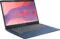 Lenovo IdeaPad Slim 3 14″ Chromebook Laptop (14″ FHD Touchscreen, 8-Core MediaTek Kompanio 520, 4GB RAM, 128GB(64GB eMMC+64GB SD)), Webcam, 13.5-Hrs Long-Battery Life, IST Card, Chrome OS, Abyss Blue
