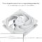 Thermalright TL-P9W CPU Fan Computer Case Fan Quiet 4PIN PWM PC Fan, High Performance 92mm Silent Cooler Fan, 2200RPM Speed, CPU Cooling Fan(White)