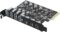 PCIe USB 3.2/3.1 Gen 2 Card 7 Ports (3X Type USB C – 4 USB A) Expansion Card 10Gbps USB C PCIe Card PC Internal USB hub