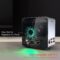 ElectroCookie Raspberry Pi 3 Case, Aluminum Mini Tower Case with Cooling Fan and Color Changing Ambient Light (Silver & Dark Gray)