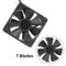 2PACK EC 120mm x 25mm Dual Ball Bearings 120mm x 120mm x 25mm DIY Cooling Ventilation Exhaust Fan 110V 115V 120V 220V 240V AC Axial Case Muffin Fan