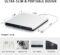 Dainty External CD/DVD Drive for Laptop Portable CD/DVD Burner USB 3.0 Optical Disk Drive for for Laptop Mac, DVD Player for Laptop PC Compatible with Windows /10/8/7 Linux OS