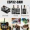 Aideepen ESP32-CAM W-BT Board ESP32-CAM-MB Type-C to Serial Port CH-340G with OV2640 2MP Camera Module Dual Mode Support NodeMCU 2PCS.