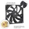 Thermalright TL-9015B CPU Cooler Fan 92mm PC PWM Cooling Fan, Silent PC Cooling Case Fan, 15mm Slim Desktop PC Black Fan, Up to 2700RPM Speed