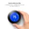 Google Nest Learning Thermostat – 3rd Gen (2015) – Programmable Smart Thermostat for Home – Works with Alexa – Stainless Steel