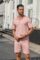 COOFANDY Men’s 2 Piece Outfits Sets Casual Short Sleeve Button Down Knit Shirt and Shorts Sets Summer Beach Outfits