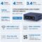 Beelink Mini PC, Mini S12 Intel 12th Gen 4-Core N95(up to 3.4GHz), Mini Computer 16GB DDR4 RAM 500GB SSD, Desktop PC Dual HDMI 4K UHD/Gigabit Ethernet/Dual WiFi5/BT4.2/HTPC/W-11 Pro