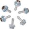 Zopsc 6 PCS G1/4 Thread PC Water Cooling Barb Fitting Connector, TwoTouch Fitting Tube for Computer Water Cooling System (7.2mm)