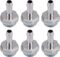Zopsc 6 PCS G1/4 Thread PC Water Cooling Barb Fitting Connector, TwoTouch Fitting Tube for Computer Water Cooling System (7.2mm)