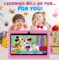 Contixo 7″ Kids Tablet – Includes 50+ Disney Storybooks & Stickers, 32GB, Android, Parental Controls, Kid-Proof Case, (2024 Model) – Pink