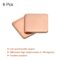 MECCANIXITY Heatsink Copper Pad Shim 15mm x 15mm x 1.5mm Thermal Conductive Heat Sink for Electronic Chip Cooling Pack of 6