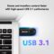 Lexar 256GB JumpDrive S80 USB 3.2 Gen 1 Flash Drive for Storage Expansion and Backup, Up to 150MB/s Read, Black (LJDS080256G-BNBNU)