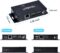 164FT HDMI KVM USB Extender, HDMI to RJ45 Over Cat5e/6/7 1080P@60hz KVM Extender HDMI Over Ethernet Transmitter Receiver Support Keyboard Mouse USB Control No Latency POC Function Single Power