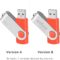 Professional 10-Pack of Enfain 16GB Multicolor USB Flash Drives – Swivel Memory Sticks for Efficient Data Storage and Sharing