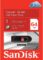 Sandisk Cruzer Glide USB Flash Drive, 64 GB, Black/Red (SDCZ60-064G-A46)