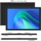 10 inch Android 14 Tablet with Keyboard, 2 in 1 Tablets Set Include Case Mouse Stylus, 8GB RAM+64GB ROM, Quad Core 10.1” Tab, 6000mAh Battery, 8MP Dual Camera, Google GMS Certification Tableta