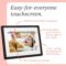 Skylight Frame – WiFi Digital Picture Frame Customer Support, Touch Screen Digital Photo Frame with Easy Setup, Photo Gifts for Parents and Grandparents – 10 Inch Black