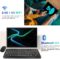 2024 Tablet 11 Inch Android 13 Screen 2K Tablet Octa-Core 2.0 GHz,16GB RAM+256GB ROM+TF 1TB /2000 * 1200 Pixel/8MP+20MP+2MP Macro/10000 mAh/5G WiFi Metal Cover with Mouse Keyboard Brown