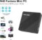 MINISFORUM N40 Mini PC Fanless Silent Desktop Computer 4GB RAM, 64GB eMMC Micro PC, Celeron N4020 up to 2.8GHz, 1000M LAN, HDMI&VGA, Support Auto Power On Mini Computer