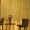 Meonum Curtain Tapestry Backdrop String Lights, Each 13 Strings 6.6 x 5 ft Tapestry Fairy String Light, 8 Modes Window Wall Hanging Light Strings for Bedroom Christmas Curtain Decor(1 Pack)