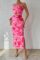 PRETTYGARDEN Women’s Summer Maxi Bodycon Dresses Strapless Tube Top Printed Long Party Club Slit Dress