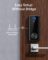 eufy Security Smart Lock S230, Keyless Fingerprint Lock for Front Door, Easy Installation, Built-in Wi-Fi, Reliable App for Remote Access, One-Year Battery Life, BHMA Certified, IP65 Weatherproof
