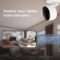 Feit Electric Indoor Security Camera with Motion Detection, 30ft. Night Vision, 360° Adjustable Head, 2.4GHz WiFi, 2-Way Audio, 1080p HD, Works with Alexa & Google Asst, Plug-in, White – CAM1/WIFI