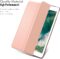 MoKo Case Fit 2018/2017 iPad 9.7 5th / 6th Generation – Slim Lightweight Smart Shell Stand Cover with Translucent Frosted Back Protector Fit Apple iPad 9.7 Inch 2018/2017, Rose Gold(Auto Wake/Sleep)