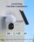 REOLINK Security Camera Wireless Outdoor, Pan Tilt Solar Powered, 5MP 2K+ Color Night Vision, 2.4/5GHz WiFi, Works with Smart Home for Surveillance, Home Hub Compatible, Argus PT + Solar Panel