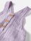 little planet by carter’s unisex-baby Organic Cotton Gauze Overall Jumpsuit, Lilac, 12 Months