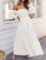 ZESICA Women’s 2025 Boho Sexy Off Shoulder Long Sleeve Smocked High Waist Side Split Flowy A Line Tiered Long Maxi Dress
