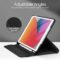 Fintie Rotating Case for iPad 9th Generation (2021) / 8th Generation (2020) / 7th Gen (2019) 10.2 Inch – 360 Degree Rotating Stand Cover with Pencil Holder, Auto Wake Sleep, Black