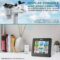 Logia 18-in-1 Wi-Fi Weather Station with 7-in-1 Solar Sensor Array, Temperature Humidity Wind Speed/Direction Rain UV & More, Wireless Color Console w/Forecast Data, Alarm, Alerts