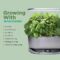 AeroGarden Bounty Elite – Indoor Garden with LED Grow Light, WiFi and Alexa Compatible, Stainless Steel