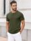 COOFANDY Men’s Henley Shirts Short Sleeve Collarless Button T-Shirt Fashion Casual Basic Tee Tops
