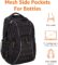 Amazon Basics Laptop Backpack for School, Work, Travel, Fits Up to 17-inch Laptops, Binders, Black