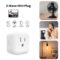 Minoston Z-Wave Outlet Mini Plug-in Socket, Z-Wave Hub Required, 800 Series Zwave Plug Built-in Repeater/Range Extender, Work with SmartThings, Wink, Alexa, Google Assistant, FCC Listed (MP21Z)