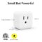 Minoston Z-Wave Outlet Mini Plug-in Socket, Z-Wave Hub Required, 800 Series Zwave Plug Built-in Repeater/Range Extender, Work with SmartThings, Wink, Alexa, Google Assistant, FCC Listed (MP21Z)