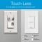 Lutron Caseta Original Smart Switch (Lutron Smart Hub Required), for LED Lights and Fans, 6 Amp, Single-Pole/3-Way, Neutral Required, PD-6ANS-WH, White