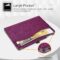 Fintie Case for iPad 6th / 5th Generation (2018 2017 Model, 9.7 Inch), iPad Air 2 / Air 1 (9.7 Inch) – [Corner Protection] Multi-Angle Viewing Stand Cover with Pocket, Purple
